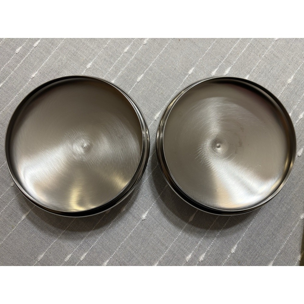 Set Of 2 Revere Ware Replacement Stainless Steel Lids 5.5" Diameter - Picture 3 of 5